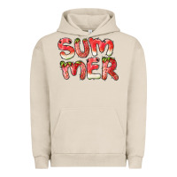 Pigment French Oak summer watermelon and strawberry Urban Hoodie - BarkalooDesign