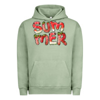 Pigment Oil Green summer watermelon and strawberry Urban Hoodie - BarkalooDesign