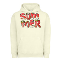 Pigment Pistachio summer watermelon and strawberry Urban Hoodie - BarkalooDesign