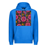 True Royal breast cancer sunflower seamless pattern Premium Hoodie - BundleAndBundleShop