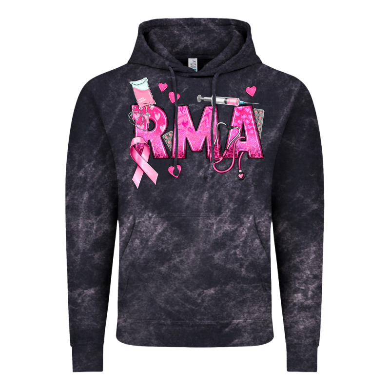 Breast Cancer Rma Registered Medical Assistant Vintage Hoodie by texasbilliewilder | Teevron