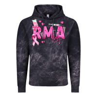 Cloud Black breast cancer rma registered medical assistant Vintage Hoodie - texasbilliewilder