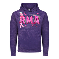 Cloud Purple breast cancer rma registered medical assistant Vintage Hoodie - texasbilliewilder