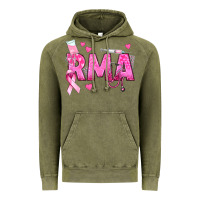 Vintage Olive breast cancer rma registered medical assistant Vintage Hoodie - texasbilliewilder