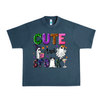 Midnight Navy Cute and spooky Urban Heavy Tee - NancyCooperArtShop