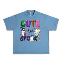Pebble Blue Cute and spooky Urban Heavy Tee - NancyCooperArtShop
