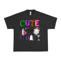 Pigment Black Cute and spooky Urban Heavy Tee - NancyCooperArtShop