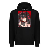 Black tokisaki kurumi Premium Hoodie - tuanDangUi