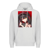 Dove Grey tokisaki kurumi Premium Hoodie - tuanDangUi