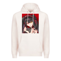 Pale Pink tokisaki kurumi Premium Hoodie - tuanDangUi