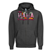Charcoal Heather This Mama Is Chilling With Her Peeps Zipper Hoodie - CowhideDigitalArt