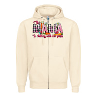 Sandshell This Mama Is Chilling With Her Peeps Zipper Hoodie - CowhideDigitalArt