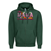 Sports Green This Mama Is Chilling With Her Peeps Zipper Hoodie - CowhideDigitalArt