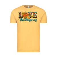 Vintage Mustard Love Thanksgiving Vintage Tee - texasbilliewilder