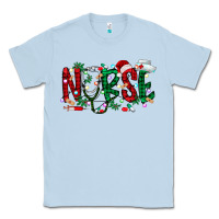 Dusty Blue nurse christmas Classic Tee - RacoonDesign