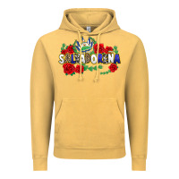 Vintage Mustard salvadorena Vintage Hoodie - texasbilliewilder