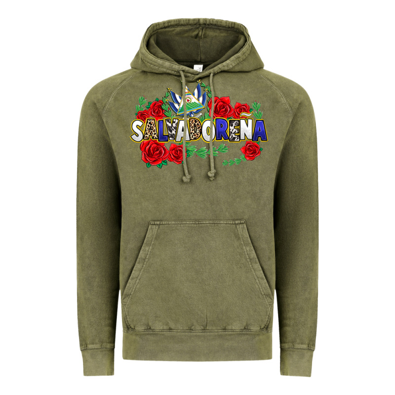 Salvadorena Vintage Hoodie by texasbilliewilder | Teevron