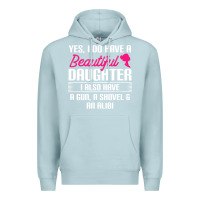 Blue Mist Father Yes I Do Have A Beautiful Daughter Premium Hoodie - tuanDangUi