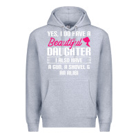 Heather Grey Father Yes I Do Have A Beautiful Daughter Premium Hoodie - tuanDangUi