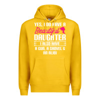 Lemon Father Yes I Do Have A Beautiful Daughter Premium Hoodie - tuanDangUi