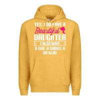 Mustard Father Yes I Do Have A Beautiful Daughter Premium Hoodie - tuanDangUi