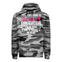 Slate Camo Father Yes I Do Have A Beautiful Daughter Premium Hoodie - tuanDangUi