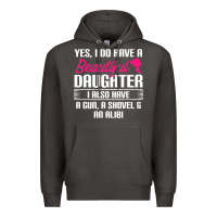 Smoke Father Yes I Do Have A Beautiful Daughter Premium Hoodie - tuanDangUi