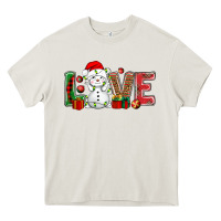 Cream love snowman bbs Heavy Core Tee - BundleAndBundleShop