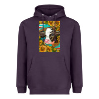 Plum Cute Baby Calf Heavyweight Hoodie - LillyAllenDesigns