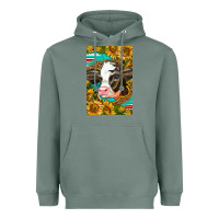 Sage Cute Baby Calf Heavyweight Hoodie - LillyAllenDesigns
