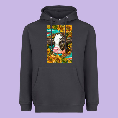 Cute Baby Calf Heavyweight Hoodie Designed By Lillyallendesigns