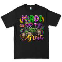 Black mardi gras monster truck Premium Tee - LillyAllenDesigns