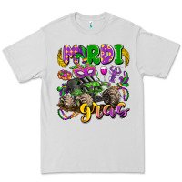 Dove Grey mardi gras monster truck Premium Tee - LillyAllenDesigns