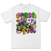 White mardi gras monster truck Premium Tee - LillyAllenDesigns