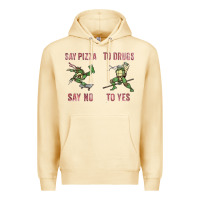 Pina Colada say pizza to drugs say no to yes Premium Hoodie - tuanDangUi