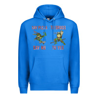 True Royal say pizza to drugs say no to yes Premium Hoodie - tuanDangUi