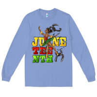 Colony Blue juneteenth Long Sleeve Tee - CowGirlArtShop