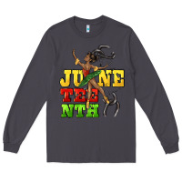 Smoke juneteenth Long Sleeve Tee - CowGirlArtShop