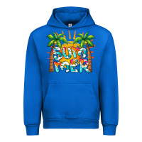 Cobalt summer waves and sun Urban Hoodie - BarkalooDesign