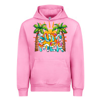 Fuchsia Pink summer waves and sun Urban Hoodie - BarkalooDesign