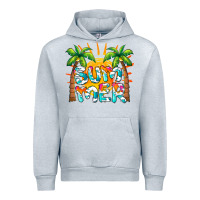 Heather Grey summer waves and sun Urban Hoodie - BarkalooDesign