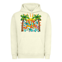 Pigment Pistachio summer waves and sun Urban Hoodie - BarkalooDesign
