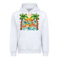 White summer waves and sun Urban Hoodie - BarkalooDesign