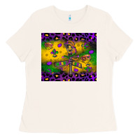 Bone mardi gras street lights Ladies Tee - LillyAllenDesigns