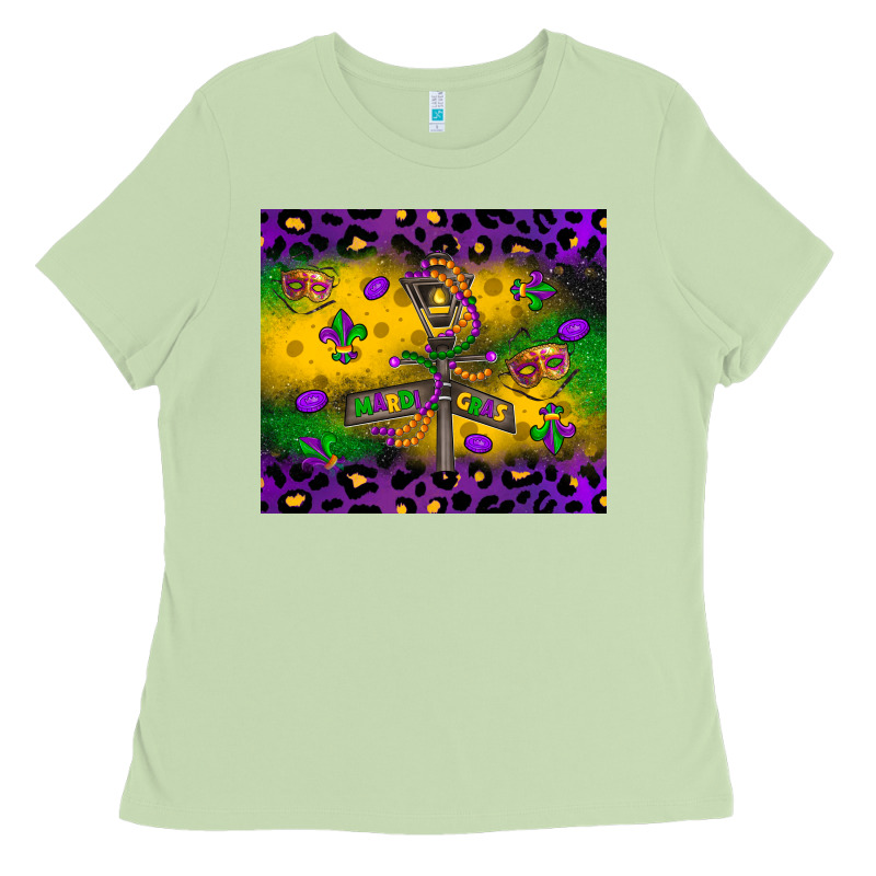 Mardi Gras Street Lights Ladies Tee by LillyAllenDesigns | Teevron