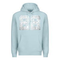 Blue Mist Number 22 Sports Jersey Lucky No. Birthday Age Vintage Premium Hoodie - tuanDangUi