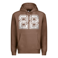 Chestnut Number 22 Sports Jersey Lucky No. Birthday Age Vintage Premium Hoodie - tuanDangUi
