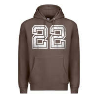 Coffee Number 22 Sports Jersey Lucky No. Birthday Age Vintage Premium Hoodie - tuanDangUi