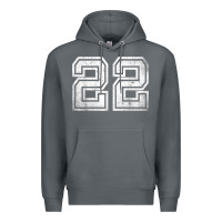 Rock Number 22 Sports Jersey Lucky No. Birthday Age Vintage Premium Hoodie - tuanDangUi