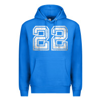 True Royal Number 22 Sports Jersey Lucky No. Birthday Age Vintage Premium Hoodie - tuanDangUi